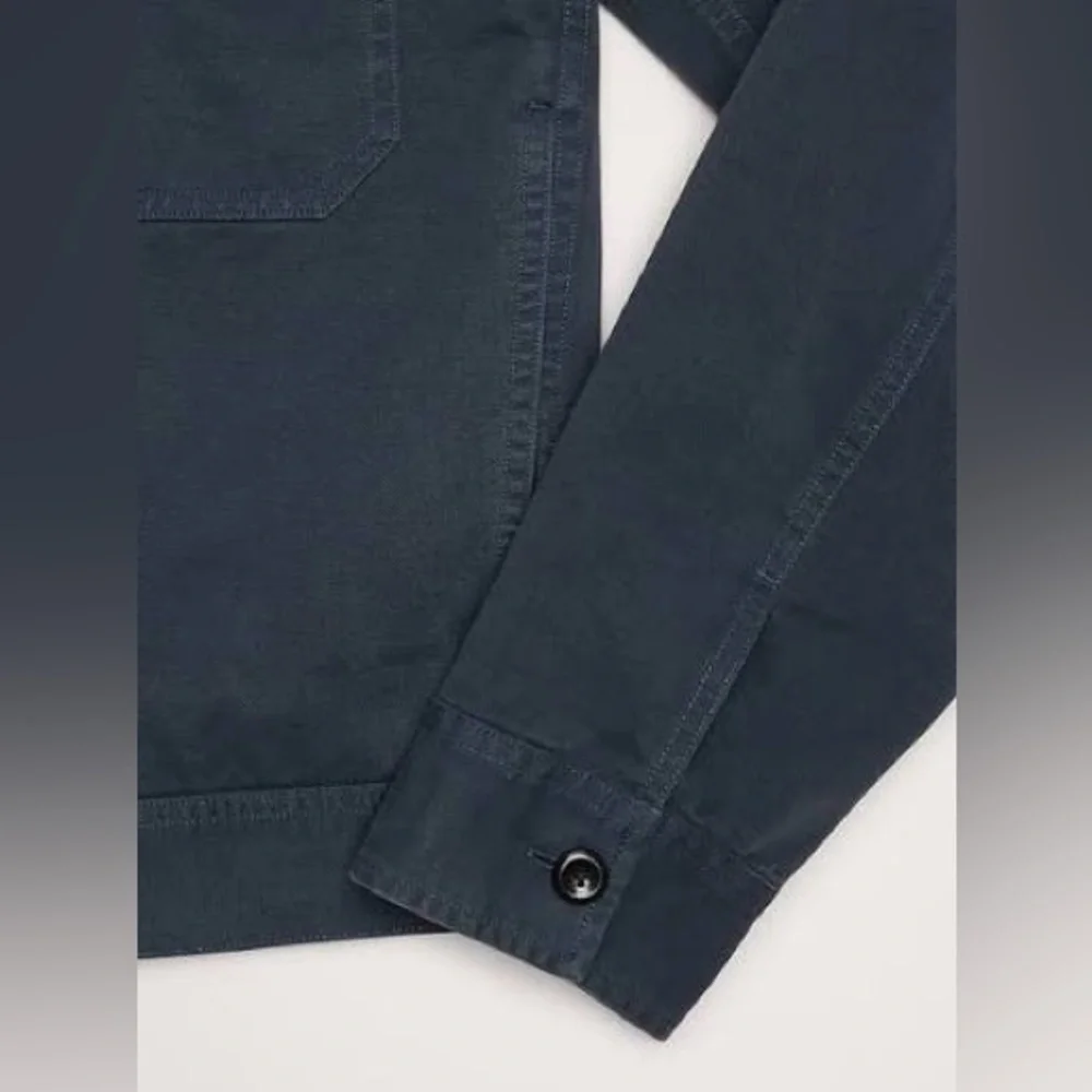 NEW! Banana Republic Collegiate Blue Twill Mechanic’s Jacket - Small 🛞